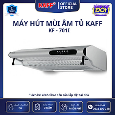 Máy hút mùi cổ điển màu bạc 700mm KAFF KF-701I - Hàng Chính Hãng
