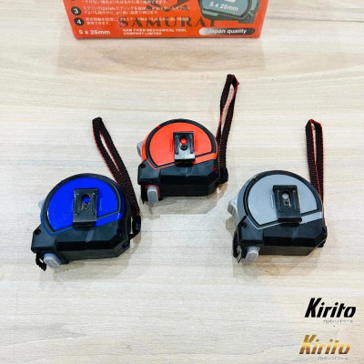 Thước cuộn Kirito 5m và 7.5m cao su đúc chất lượng tuyệt đối