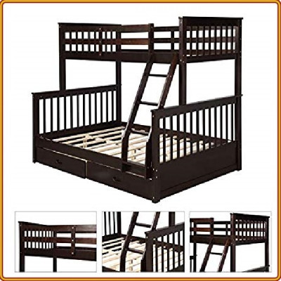 Giường tầng Juno Sofa 1m /1m4 cầu thang cố định phải màu lựa chọn