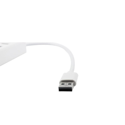 Hub Đa Năng Chia 2 Cổng USB 2.0 + Card Âm Thanh + Lan RJ45 - Hàng Nhập Khẩu