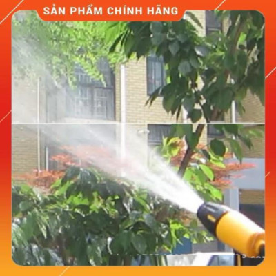 ️ Bộ dây vòi xịt nước rửa xe, tưới cây , tăng áp 3 lần, loại 20m 206319 đầu đồng, cút đồng+ đai