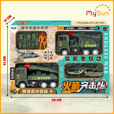Mô hình xe cứu hỏa đồ chơi bộ mô hình xe ô tô thang cứu hỏa cho bé MySun