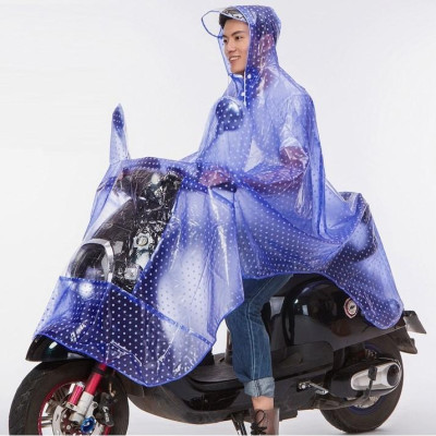 Áo Mưa 1 và 2 Đầu Có Kính Che Mặt Cánh Dơi Chấm Bi Thời Trang Chất Liệu dẻo mềm - hàng việt