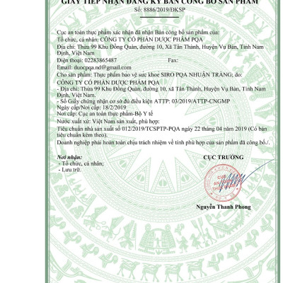 PQA Nhuận Tràng dạng ống là dược phẩm thảo dược có tác dụng nhuận tràng dùng cho người lớn và trẻ em trên 6 tuổi bị táo bón, táo bón lâu ngày.