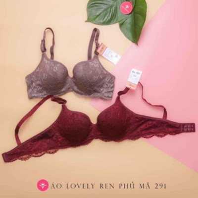 Áo ngực lovely ren mút mỏng 291