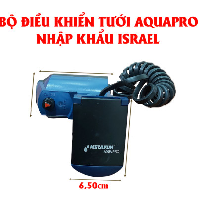 Bộ Hẹn Giờ Tưới Cây Tự Động nhập khẩu Israel dùng pin Hiệu Aquapro nhỏ gọn và tiết kiệm thời gian tưới hàng ngày (Van điều khiển tưới cây tự động)