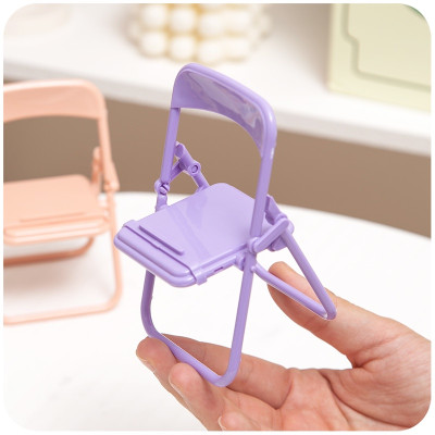 Giá Đỡ Điện Thoại Hình Ghế Xếp Gọn Dễ Thương Mẫu Mới Nhỏ Gọn Tiện Dụng Đẹp Mắt, Thích Hợp Trang Trí Nhà Cửa Văn Phòng Hàng Nhập Khẩu