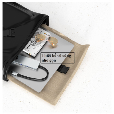 Hub Type C, Hub USB 3.0 5in1, Cổng Chuyển Đổi Type C To HDMI/HDTV, USB 3.0, RJ45, PD, Type C dành cho Mac book, Laptop, PC - Hàng Chính Hãng