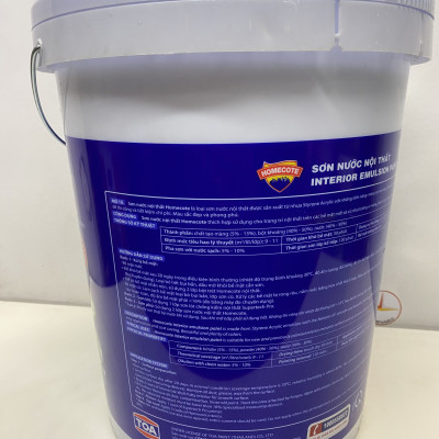 Sơn Nước Toa Homecote nội thất màu xanh lá 7658_17L