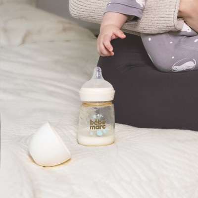 Núm Ty Silicone Cao Cấp Kháng Khuẩn Tự Nhiên An Toàn Cho Bé Yêu Bébémarc - Nhiều Size (Set 2 Cái)