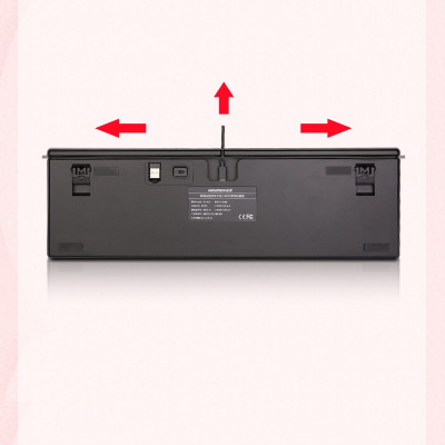 Bàn phím cơ không dây Newmen GM1080 Kailhbox white/ Red Axis- Hàng Chính Hãng 