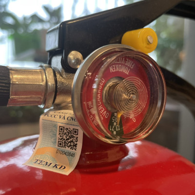 Bình chữa cháy xách tay Tomoken Bột ABC 6kg có kiểm định