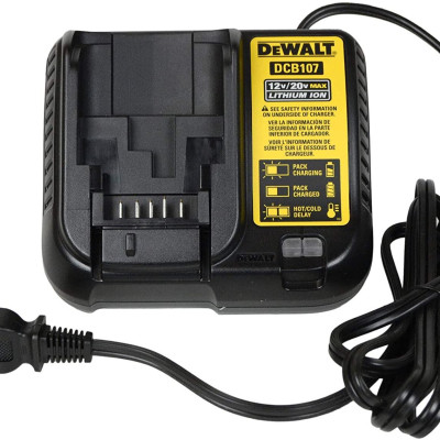 BỘ SẠC PIN 10.8-18V DEWALT DCB107-B1- HÀNG CHÍNH HÃNG