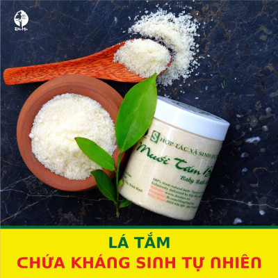 2 Hộp Muối Tắm Bé Độc Mộc 400G - Muối Tắm Bé Sinh Dược Làm Giảm Rôm Sẩy, Hăm Tả, Cứt Trâu, Mẩn Ngứa, Mồ Hôi Trộm CHo Bé An Toàn Cho Cả Trẻ Sơ Sinh