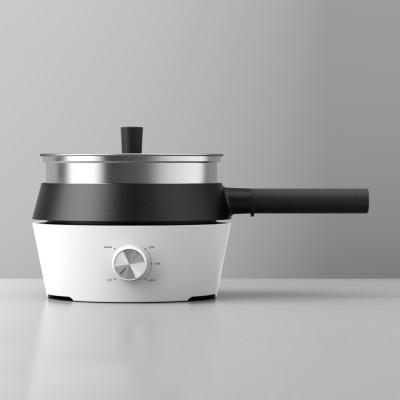 Nồi Điện Đa Năng 4 Trong 1 LocknLock 2L EJP421WHT, Hàng Chính Hãng, Nướng, Chiên, Lẩu, Hấp – JoyMall