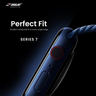 Miếng Dán Cường Lực PlShield ZEELOT Ultra Clear Dành cho Apple Watch Ultra 49mm/ Series 7/ Series 8/ Series 9 Size 41/ 45mm_ Hàng Chính Hãng