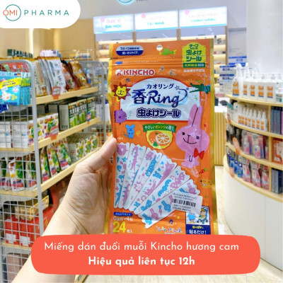 Vòng đeo tay, miếng dán tránh muỗi Kincho 