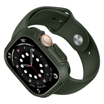 Ốp Case TPU Slim Carbon cho Apple Watch Ultra / Apple Watch Ultra 2 49mm - Hàng Chính Hãng