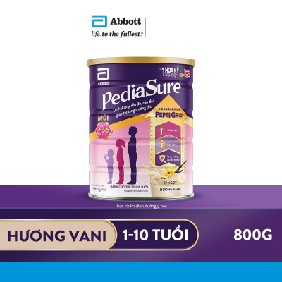 Combo 4 Sữa Bột Abbott Pediasure 800g cho trẻ 1-10 tuổi