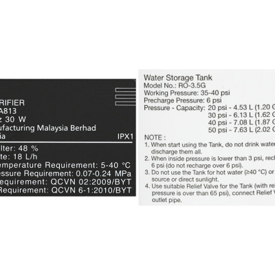 Máy lọc nước RO Panasonic TK-CA813F-VN 7 lõi - Hàng chính hãng - Bảo hành 12 tháng chính hãng