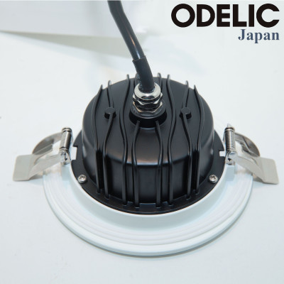 Đèn led âm trần, đèn trần, đèn trần thạch cao, đèn nhà tắm, ánh sáng ấm, 11W-3000K, Odelic Nhật Bản