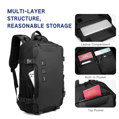 Balo OZUKO đa năng chống thấm nước có cổng sạc USB