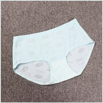 Combo 10 quần lót nữ thun lạnh in hình môi