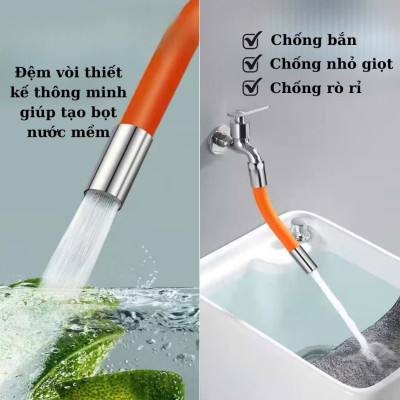 Ống Nối Dài Vòi Nước Silicone Mở Rộng – Ống Nước Linh Hoạt, Dễ Dàng Sử Dụng, Bền Bỉ - HÀNG CHÍNH HÃNG MINIIN