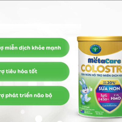 Sữa non Metacare Colostrum 1+ giúp trẻ tăng cường miễn dịch (800g)