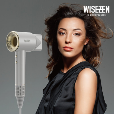 WISEZEN HS1400 Máy sấy tóc tốc độ cao – Động cơ 110K RPM, trải nghiệm sấy khô nhanh.