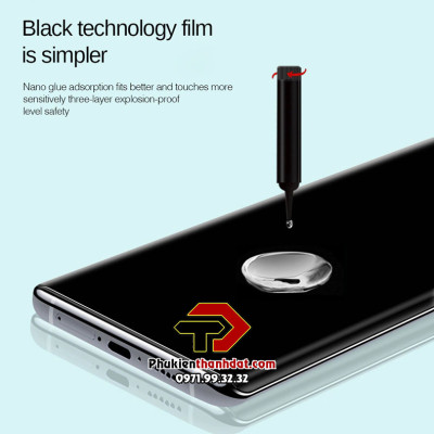 Tấm kính cường lực full màn dành cho Xiaomi Mi 10s trong suốt full keo UV hiệu Glass Pro - Hàng chính hãng