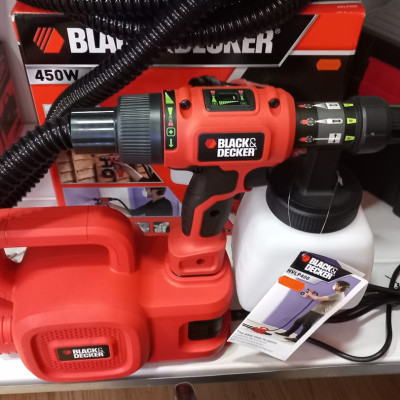Máy phun sơn dùng điện 450w 1200ml BLACK & DECKER HVLP400-B1- Hàng chính hãng