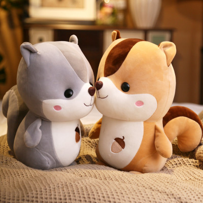 Gấu bông con sóc dễ thương, sóc con đáng yêu siêu cute (25cm--->38cm) vải miniso 4 chiều mềm mại cao cấp, an toàn cho trẻ nhỏ