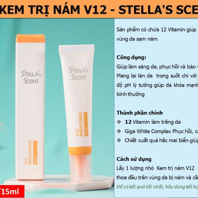 Kem Hỗ Trợ Trị Nám V12 Stella