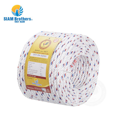 Dây giềng lưới đánh cá siêu bền Siam Brothers - 4 tao/8mm