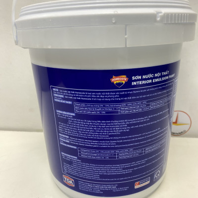 Sơn Nước Toa Homecote nội thất màu xanh lá 7658_5L