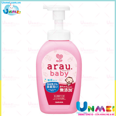 Combo Nước Rửa Bình Arau Baby ( Bình 500ml + Túi 450ml)
