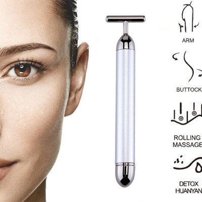 Bút Massage Xóa Bọng Mắt Nâng Cơ Căng Da Mặt Chống Lão Hoá Da Tặng Kèm Pin AA Rung Mạnh Loại Tốt (Tặng Kèm 1 Móc Khoá) (Official Bilaha)