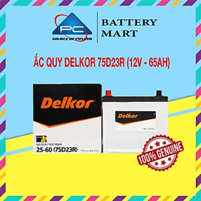 Ắc Quy Delkor 75D23L/R (12V - 65Ah)