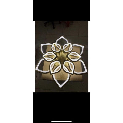 Đèn ốp trần hoa sen 12 cánh, đèn gắn trần, đèn trần trang trí, đèn decor DT