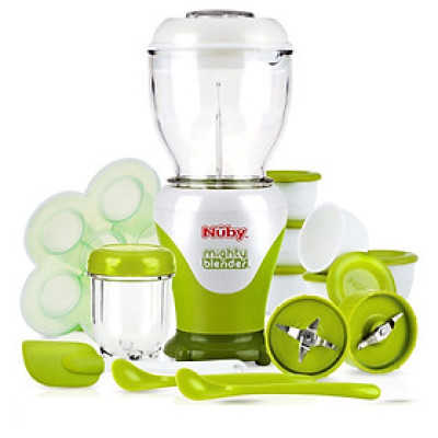 [ 5442-Nuby ] Bộ combo máy xay ăn dặm cho bé, có nhiều phụ kiện đi kèm