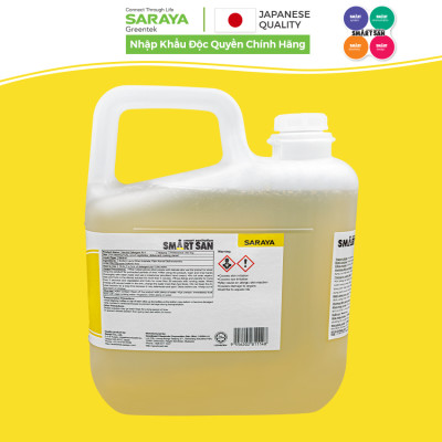 Dung Dịch Tẩy Rửa Trung Tính Saraya Smart San Neutral Detergent N-4 - Can 5 Kg