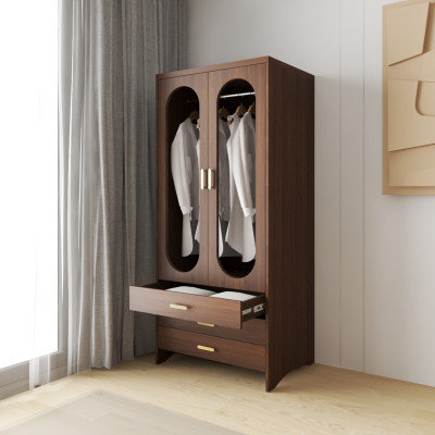 HAPPY FURNITURE , Tủ lưu trữ 2 cửa kính 3 ngăn kéo - CHEVY, TLT_050 , 80cm x 59cm x 180cm DxRxC