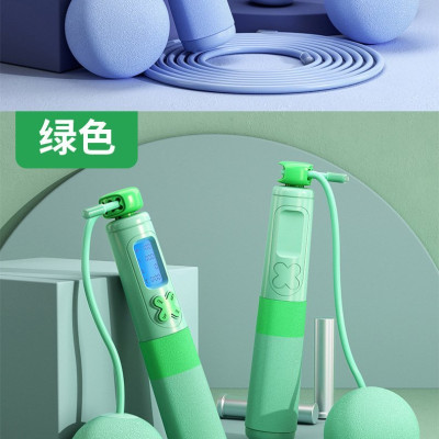 Dây nhảy không dây đếm số 4in1-  đo Calo thể dục giảm cân tại nhà có tạ sắt và dây lõi thép( có hộp đựng xịn)kèm Dây thay thế