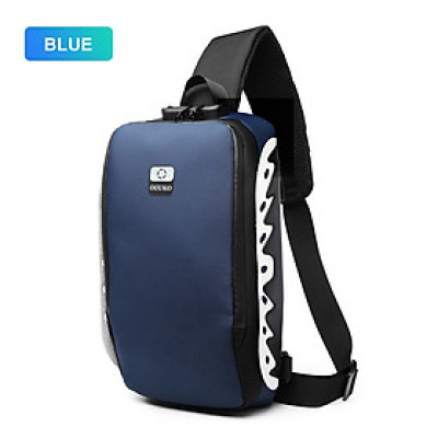 Túi đeo chéo Ozuko phản quang chống thấm nước chống trộm thời trang dành cho thanh thiếu niên