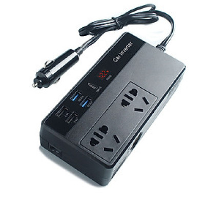 Bộ Chuyển Đổi Nguồn Điện DC 12V Sang AC 110V/220V 150W Hỗ Trợ Cổng Type-C M2012 - Hàng Nhập Khẩu