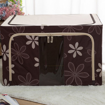 Túi vải đựng quần áo chăn màn khung sắt gấp gọn cỡ đại 66L - Túi vải đựng đồ đa năng chống thấm nhiều mẫu mã, họa tiết cao cấp - Hàng chính hãng D Danido