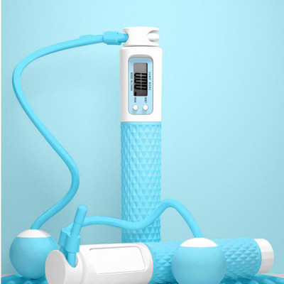 Dây Nhảy Không Dây Tích Hợp Tạ Sắt Tay Cầm Đếm Số Vòng,Quãng Đường,Calo Tiêu Thụ + Tặng Tô Vít Và Pin