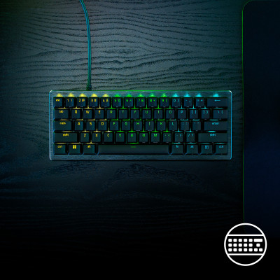 [NEW] Bàn phím máy tính Razer Huntsman V3 Pro Mini - 60% Analog Optical Esports Keyboard (Hàng chính hãng)