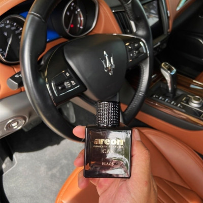 Nước hoa ô tô cao cấp AREON Car Black Perfume 50ml - NHẬP KHẨU BULGARIA